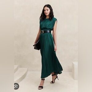 Banana Republic “Crystal Pleated Maxi Dress”